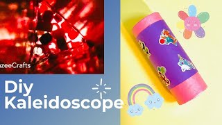 DIY Kaleidoscope | How to make Kaleidoscope easily | Paper crafts |CrazeeCrafts