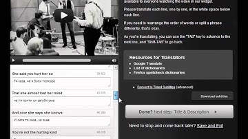 How to translate subtitles with Amara (Universal Subtitles)
