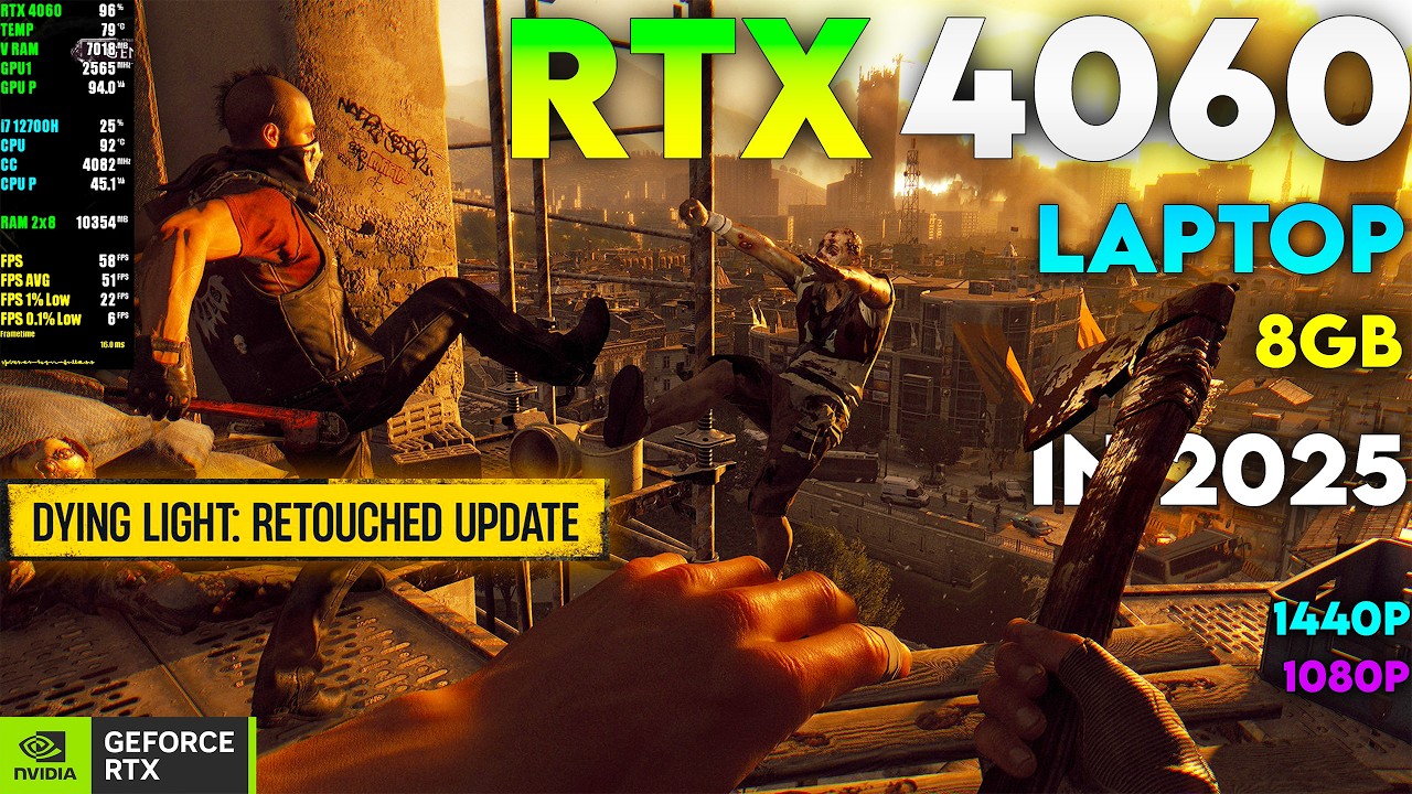 Dying Light 1 Retouched – RTX 4060 Benchmark | 1080p / 1440p FPS Test | New Graphics and Music