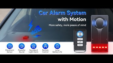 108dB Anti Theft Vibration Sensor Alarm