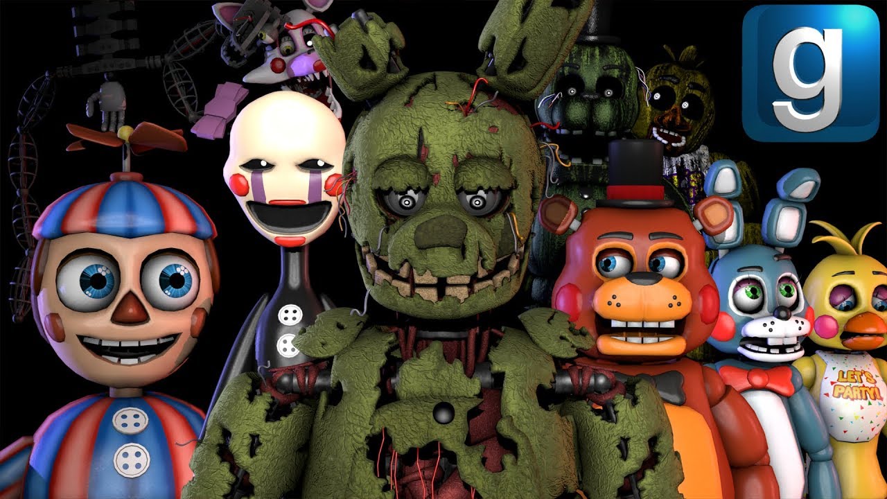 Gmod FNAF  If The Toy Animatronics Were In FNAF 3 