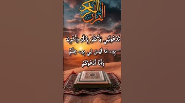 ما تيسر من سورة غافر