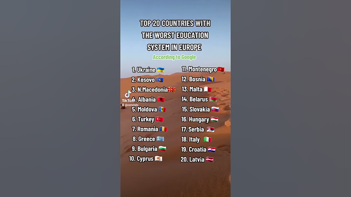 TOP 20 COUNTRIES WITH THE WORST EDUCATION SYSTEM IN EUROPE | 2023  #education #shorts