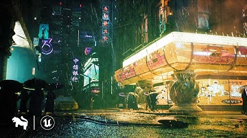 Cyberpunk Neo Tokyo  | Unreal Engine Environment | Game-Ready Assets