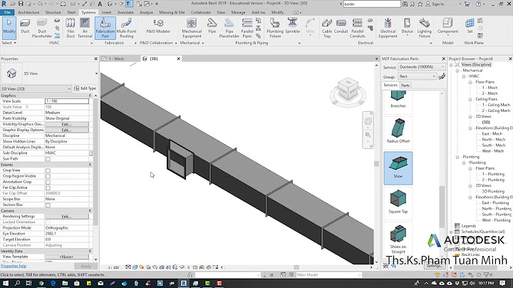 Hướng dẫn thiết kế điện và thông gió trong revit năm 2024