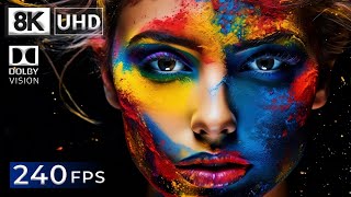 8K Video Ultra Hd 240 Fps | Explosive Colors | Dolby Vision