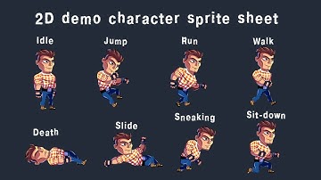 Free 2D Demo Animation Character