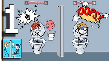 Stickman Puzzle - Stickman Thief Puzzle Game - All Levels - Gameplay Walkthrough Part 1