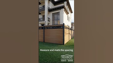 How to directly install WPC fences on the muddy ground #wpcfence #fenceinstallation #fenceideas
