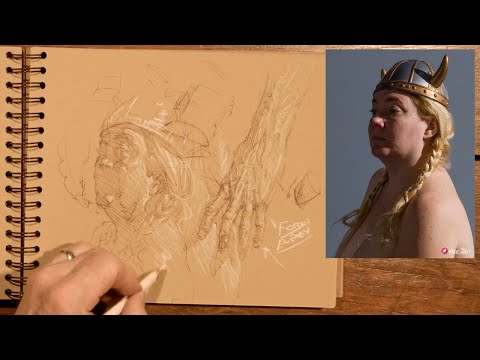 STEVE HUSTON DRAWS from life |バイキングレディ