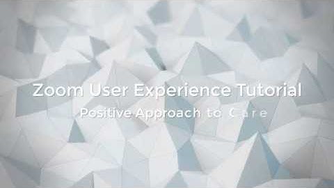 Zoom User Experience Tutorial