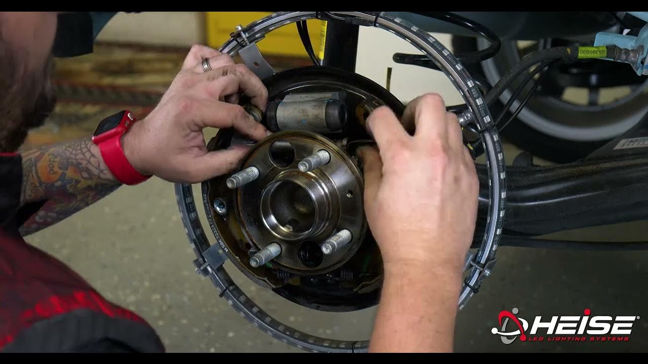 Heise LED How to Install Expandable LED Wheel Rings on Drum Brakes