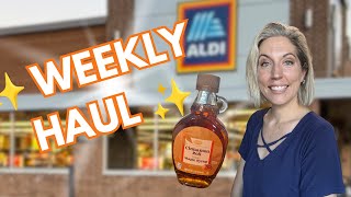 My Weekly ALDI Haul + Dinner Meal Plan for 5 Guide