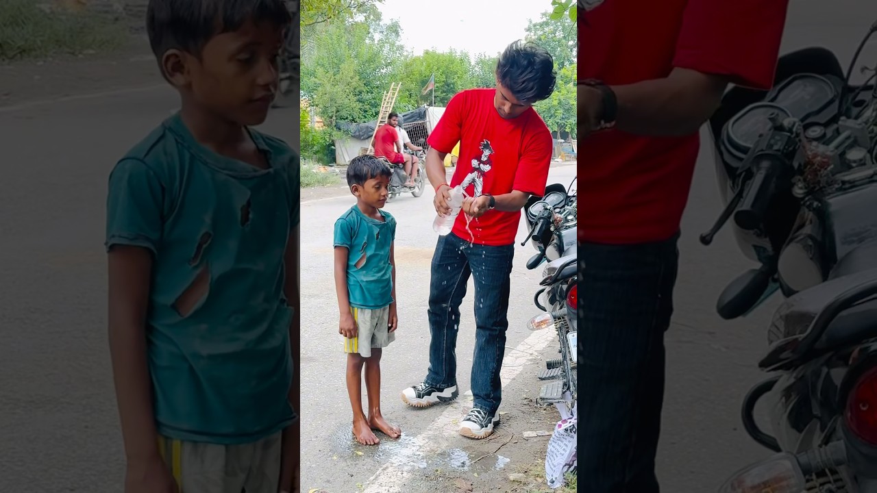 इस बच्चे को देखकर पुराने दिन याद आ गये 😭❤️#humanity #poor #motivation #help #viralvideo #shorts