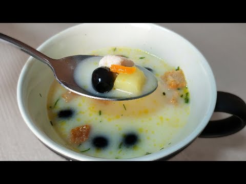 Сырный суп рецепт с плавленным сыром и курицей - Проще, некуда!