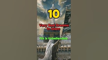 10 mimpi buruk menurut islam #mimpi #islam