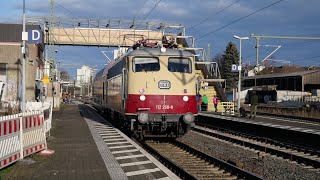 Eisenbahnverkehr in Bonn Beuel Mit Br 110 187 159 193 152 101 185 482 186 425 1440 411