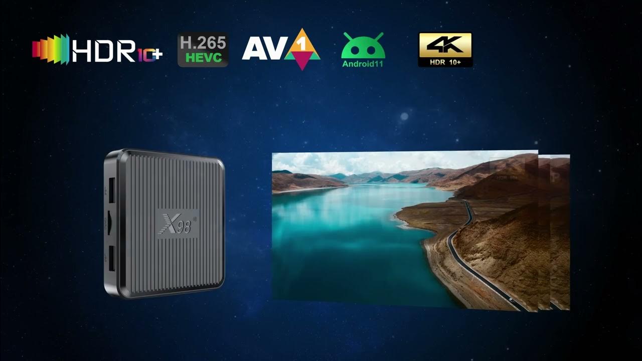 X98Q Android Smart TV BOX Amlogic S905W2 Quad Core Android11 2.4