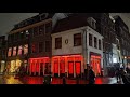 Red light district walking tour  amsterdam netherlands unedited 4k