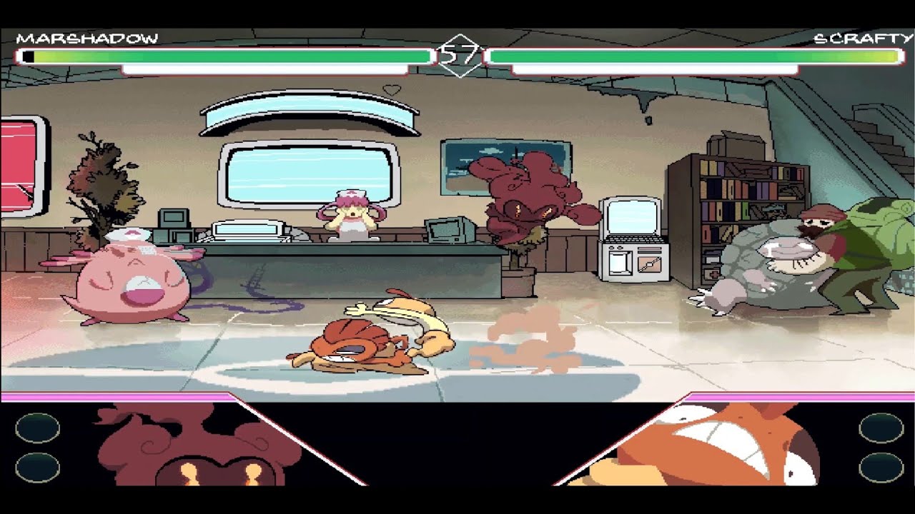 Marshadow! New and Joining the Battle! Pokémon Close Combat