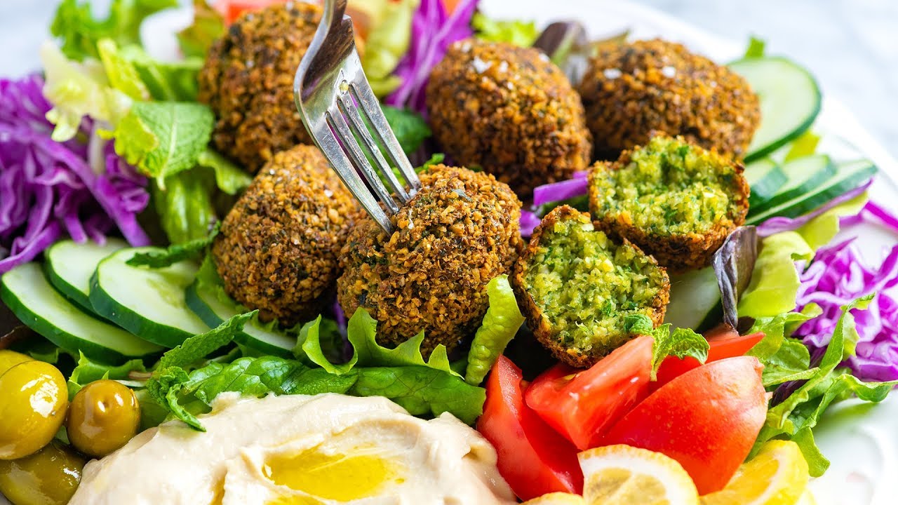 Falafel Pita With Falafel That Won't Fall Apart! • Tasty Thrifty Timely