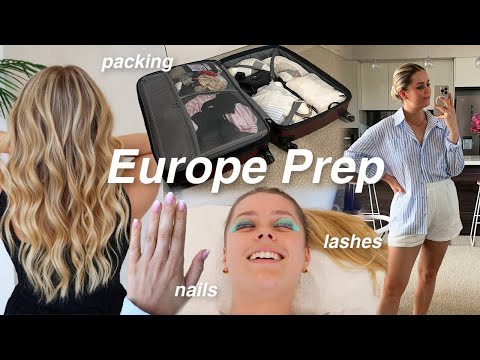 Europe Prep VLOG | Come To My Beauty Appointments + Pack With Me!  @EllaVictoria