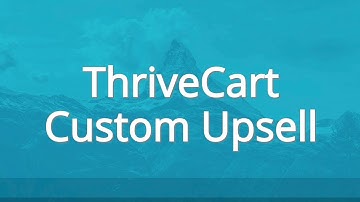 ThriveCart Custom Upsell Success Page