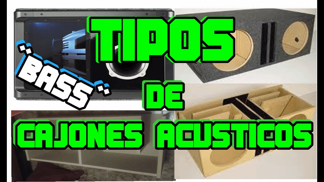 Puntero Aterrador colchón Tipos de Cajones Acusticos Para Subwoofers Car Audio - YouTube