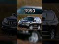 Evolution of land cruiser 19962022shorts