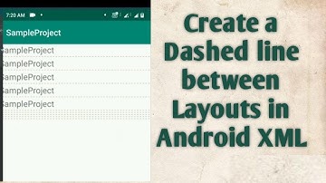 Create a Dashed / dotted line in Android XML