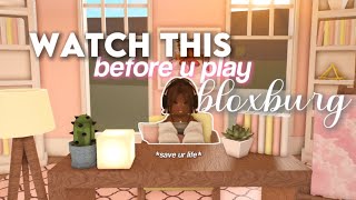 6 things I WISH I knew BEFORE playing bloxburg.. || Roblox Bloxburg