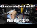 How to connect a ck worldwide water cooled torch to an ahp welder