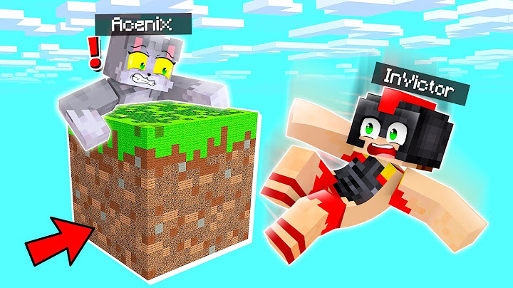 99% IMPOSIBLE SOBREVIVIR en 1 CHUNK de MINECRAFT 🌎😱 INVICTOR Y ACENIX Parkour