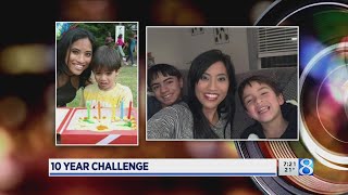 #the7on 8 does the 10-year challenge
