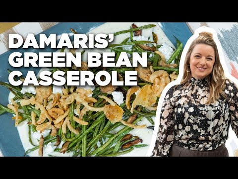 Damaris Phillips' Sheet Pan Green Bean Casserole | The Kitchen