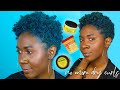 Perfecting My Wash And Go on New Shape | Dry + Color Treated Tapered TWA | Nia Imani