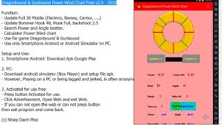 [NO AIMBOT v2.0] Dragonbound & Gunbound Power Wind Chart Full 30 Moblie, Android Free  2018