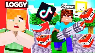 LOGGY YE NEW TIK TOK HACKS HAI | MINECRAFT