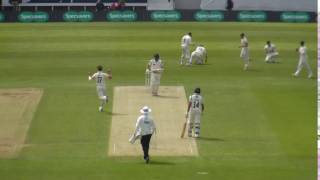 Lancs v Yorks 2016: Smith takes the catch at 2nd slip to dismiss Ballance