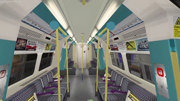 Openbve - Jubilee Line 1996 Stock - Fast Stop @ North Greenwich