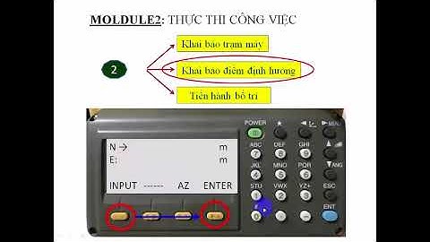 Bố trí điểm Trắc địa công trình