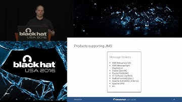 Black Hat USA 2016 Pwning Your Java Messaging With Deserialization Vulnerabilities