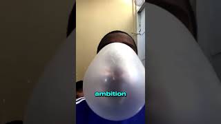 He Blew A Giant Bubble Gum Bubble And Instantly Regretted It