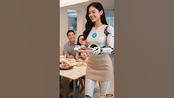 When Robots Become Family Servants at Home #robot #humanoid