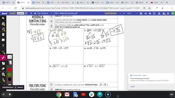 Adding, Subtracting, and Multiplying Radicals