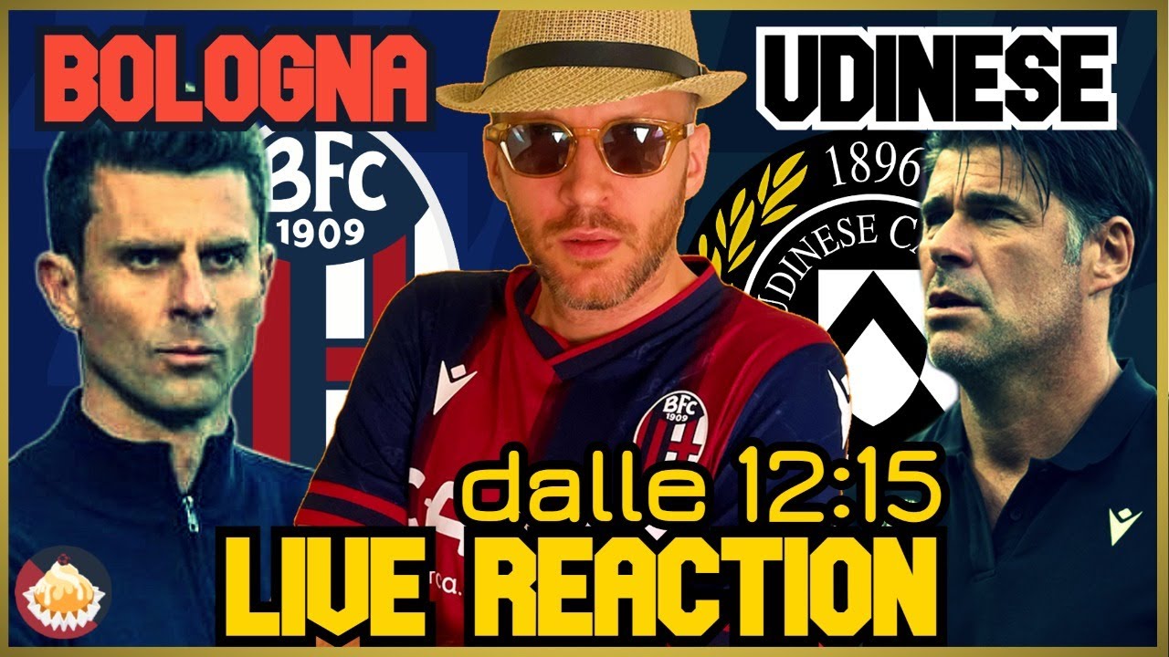 BOLOGNA vs UDINESE // LIVE REACTION dr.LUISONA [SERIE A] YouTube