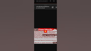 Kmu cat test 2022  new date 11 September 2022 #shorts