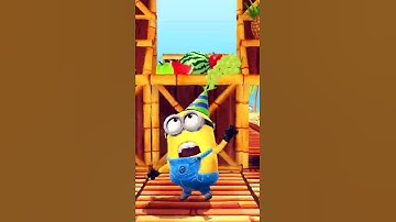 Minion Rush: Running Game - Gameplay Walkthrough PART 61 - Partier Funny Fails (iOS Android) #Shorts