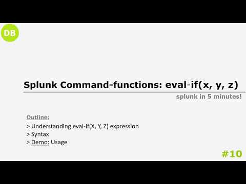 Video: Mis on Splunk eval?