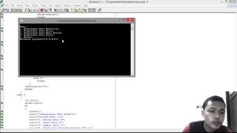Tutorial pengolahan data nilai mahasiswa dengan c++